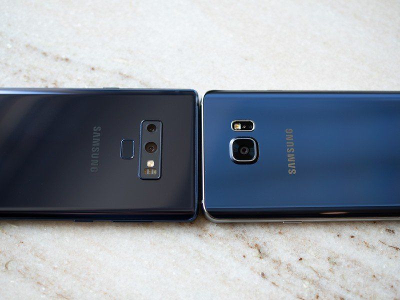 Samsung Galaxy Note 9 vs. Galaxy Note 5