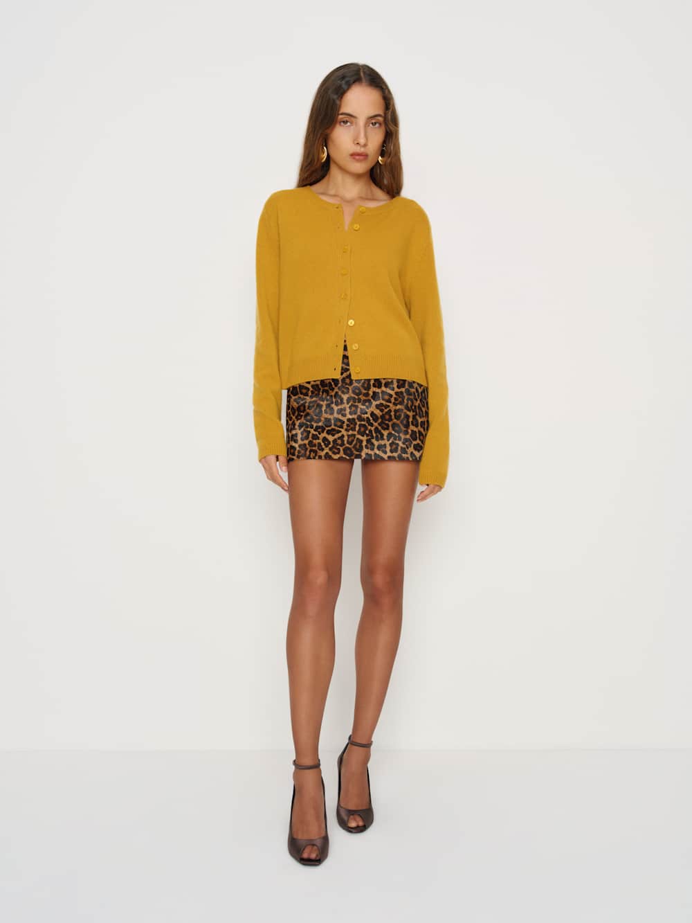 Clara Cashmere Crew Cardigan