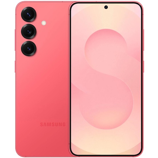 Samsung Galaxy S25 in Coralred official render