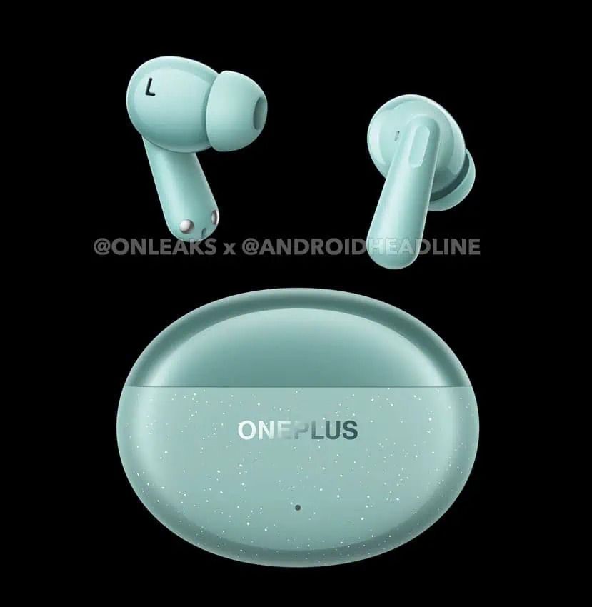 OnePlus Nord Buds 3 Pro in mint with charging case, leaked image