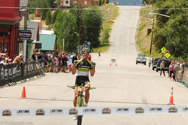 Alban Lakata (Topeak Ergon) was thrilled with his Leadville win