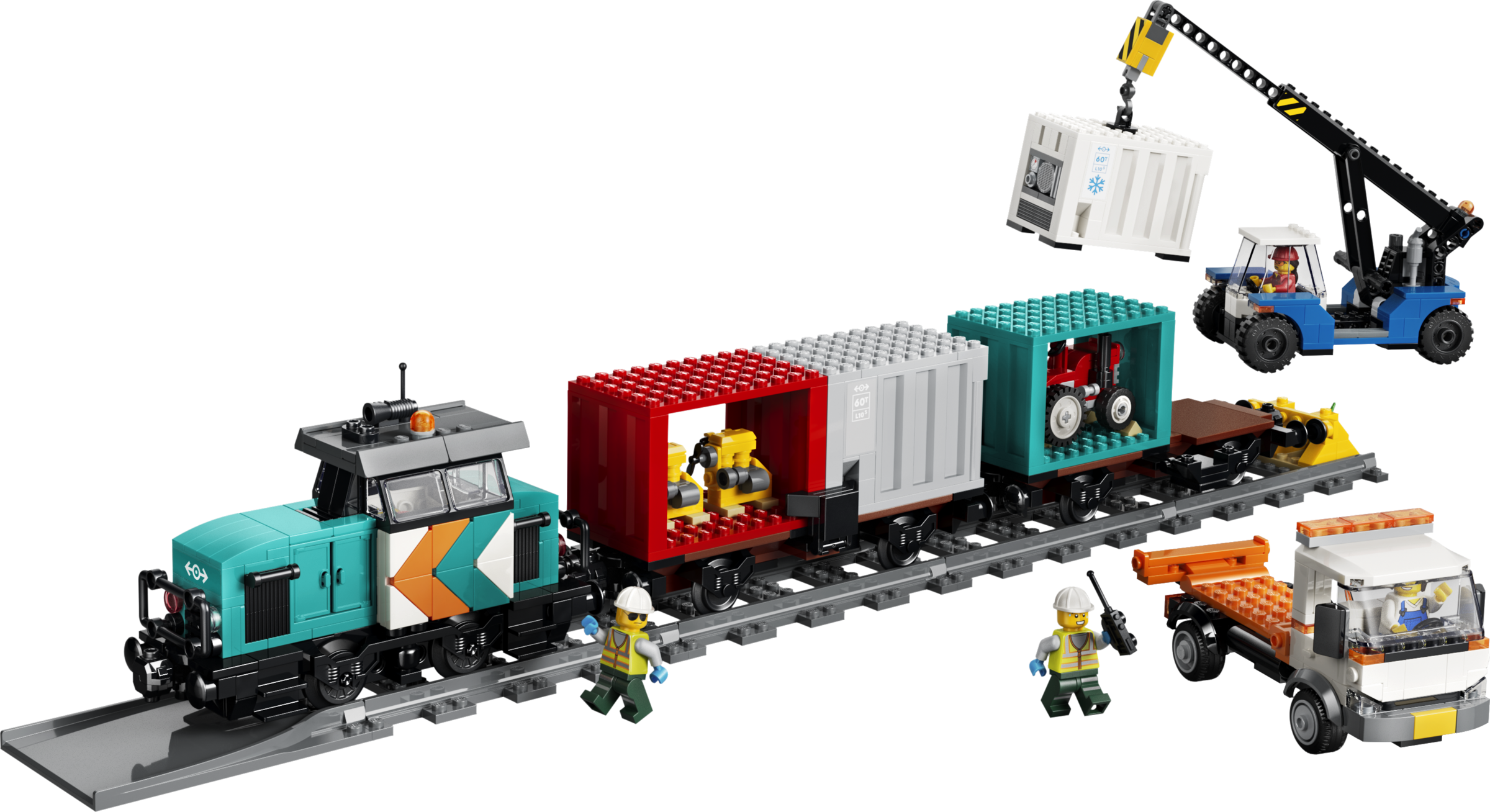 Harbor Freight Train With Crane &amp;amp; Truck