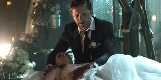 The Vampire Diaries Jo dies in Alaric's arms on their wedding day