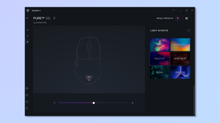 Screenshot of Turtle Beach's Swarm II software for the Turtle Beach Pure SEL.