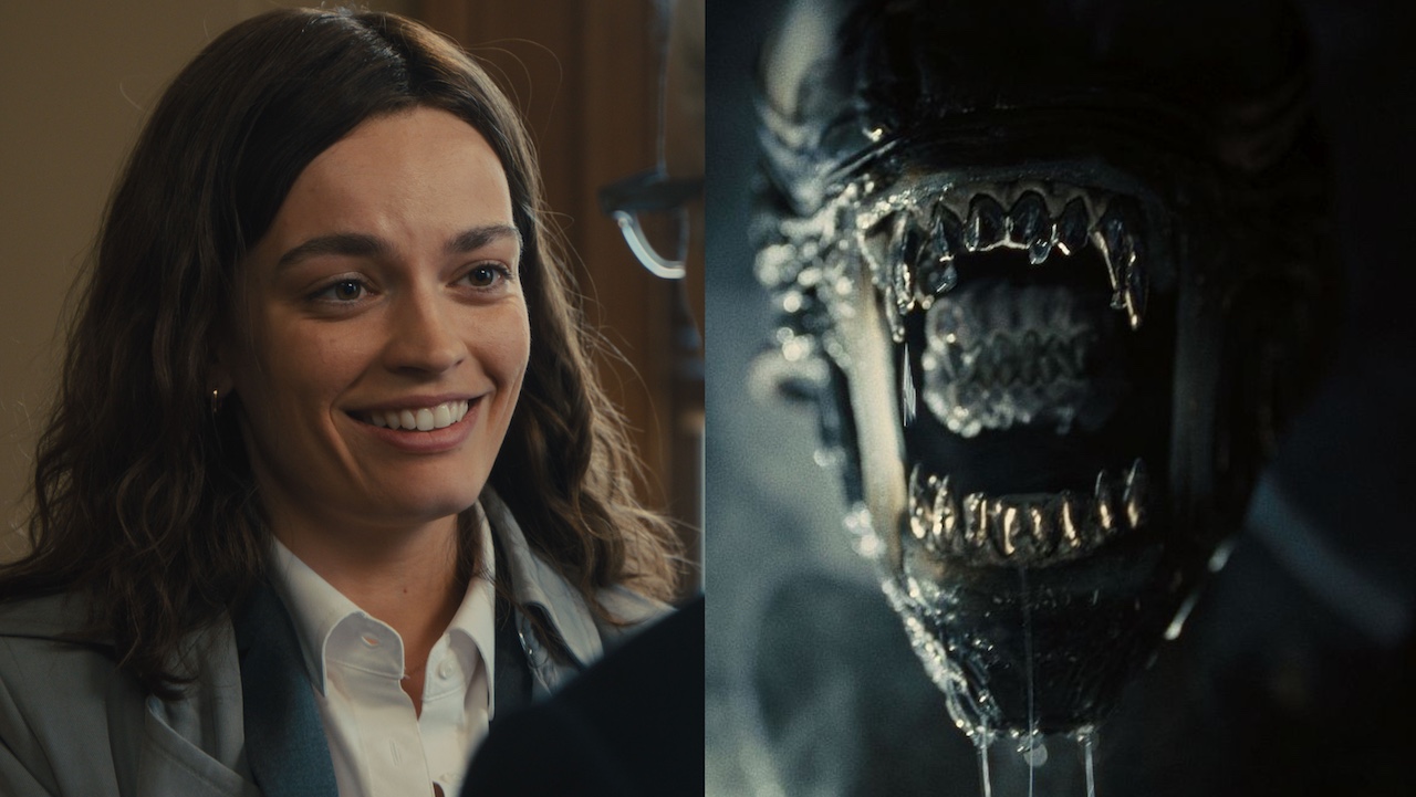 Emma Mackey in Ella McCay and Xenomorph in Alien: Romulus