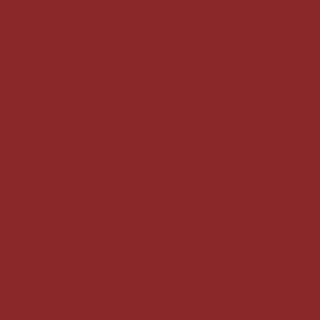 A deep red square in the Benjamin Moore shade Caliente