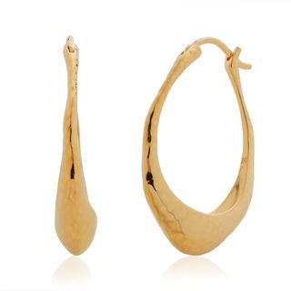 Gold Vermeil Deia Medium Hoop Earrings