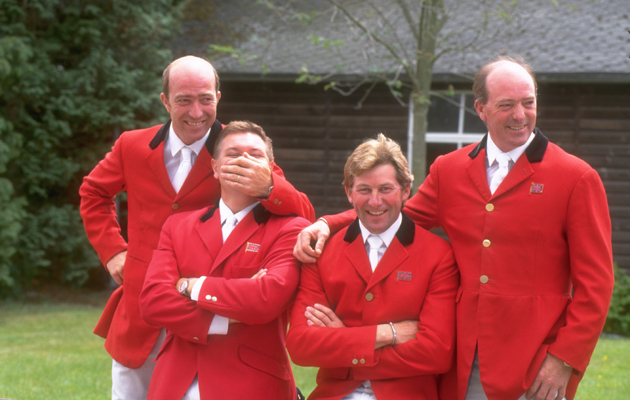 John an Michael Whitaker are joined by Nick Skelton and Geoff Billington on the British Olympic team