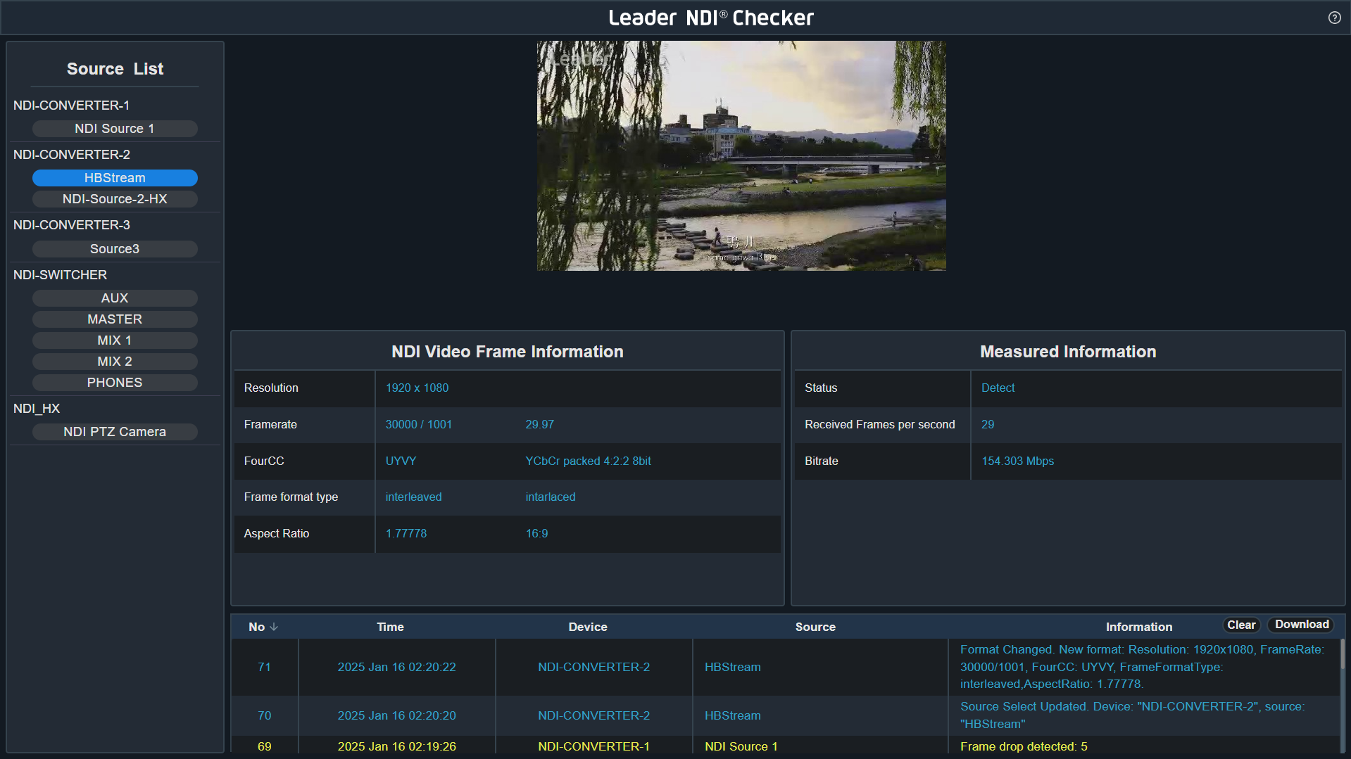 Leader Electronics - NDI Checker