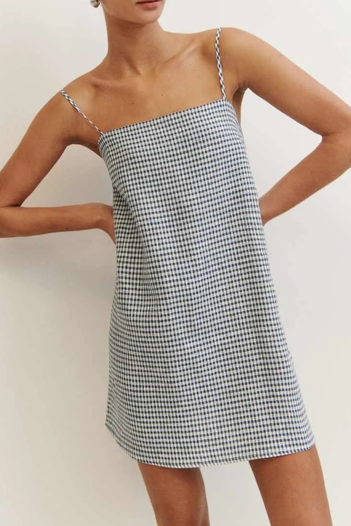 Reformation, Aubree Linen Dress