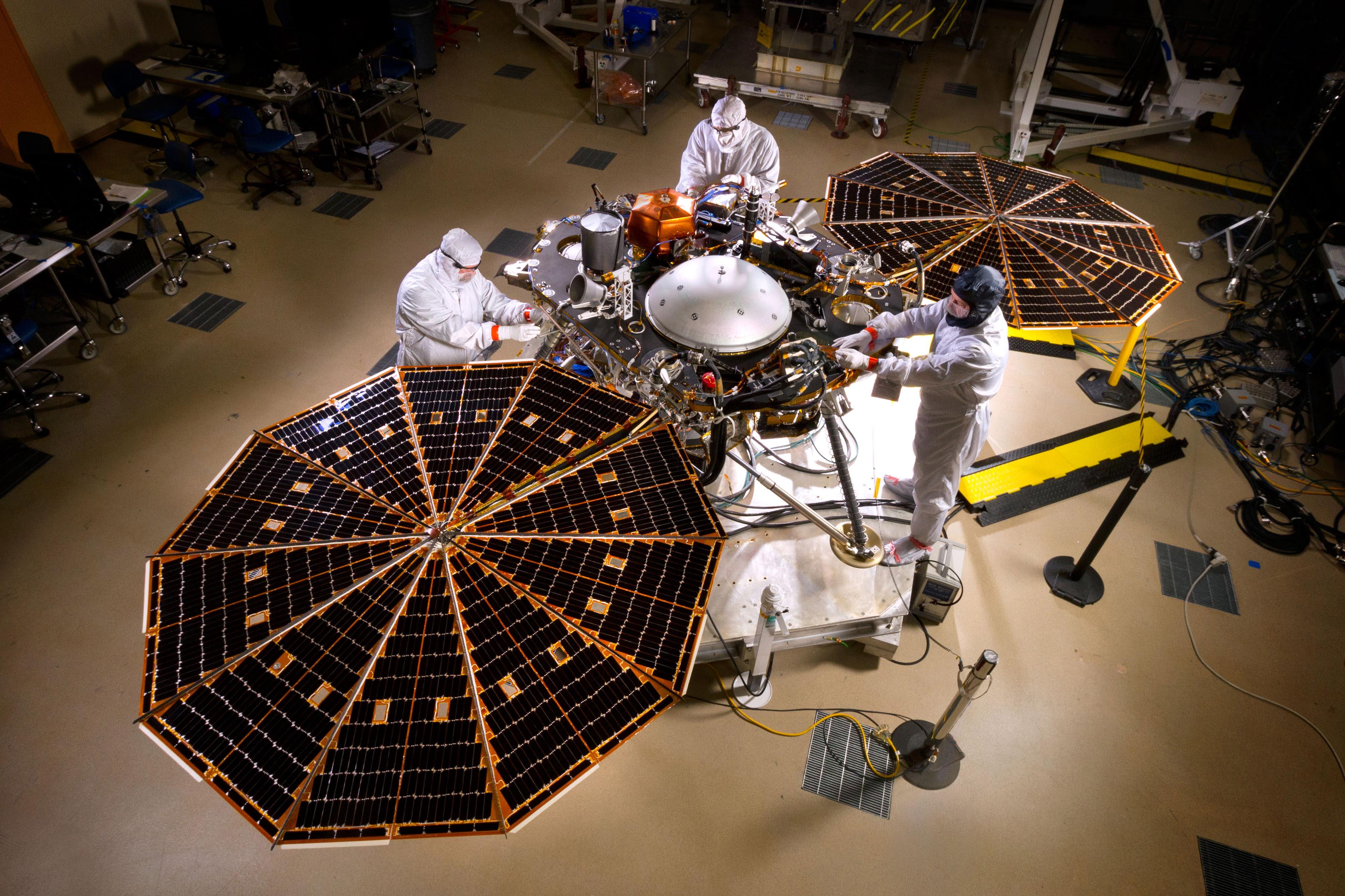 Testing of NASA’s Mars InSight Lander