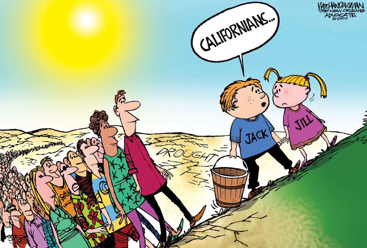 Editorial cartoon U.S. Environment California