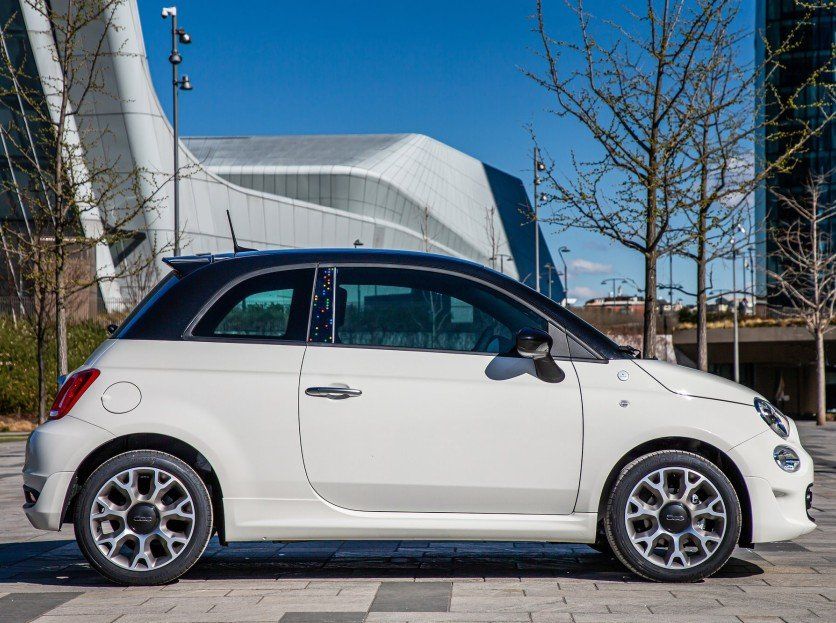 Fiat 500 Hey Google