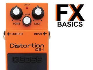 The BOSS DS-1 distortion pedal