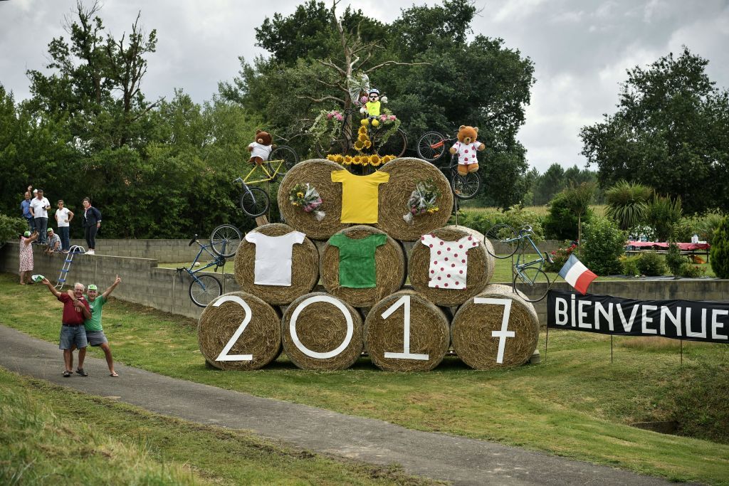 The Tour de France on stage 11