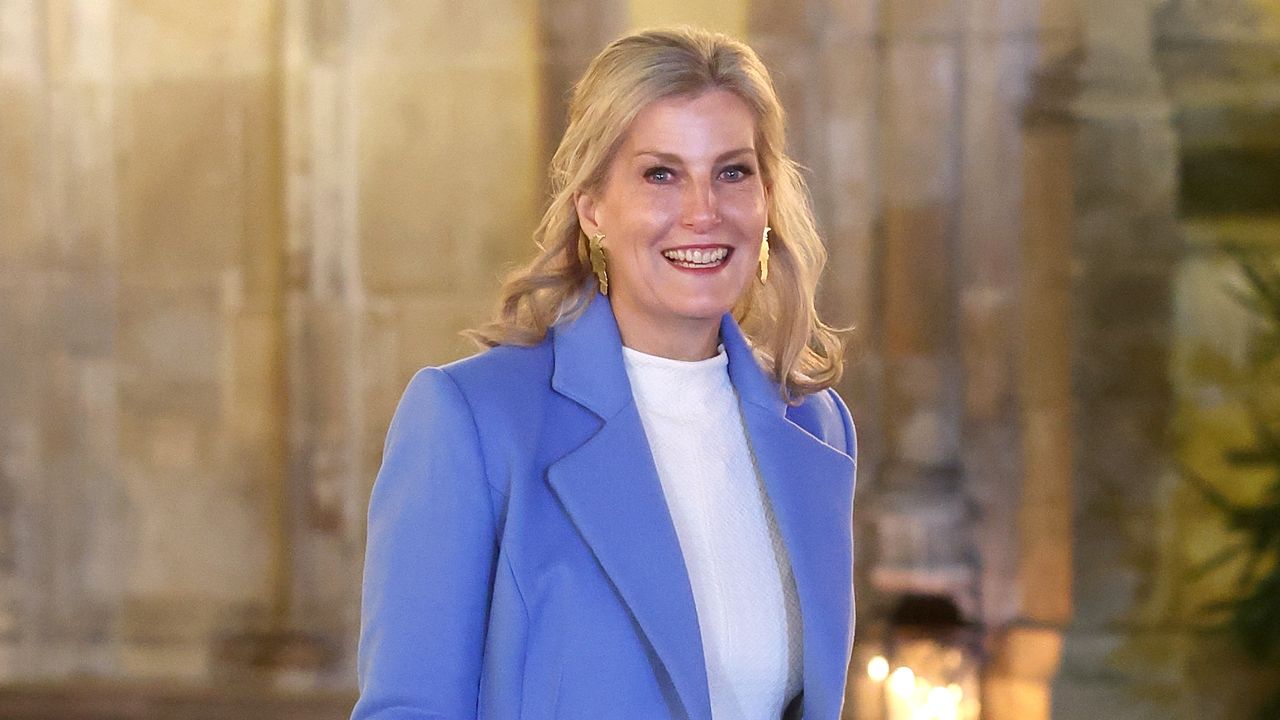 Sophie, Duchess of Edinburgh leaves The &quot;Together At Christmas&quot; Carol Service 