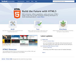 Facebook wants more devs to embrace HTML5
