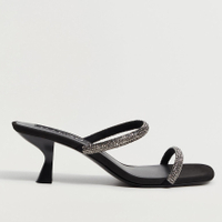 Leather strass straps sandals, £49.99 at MANGO