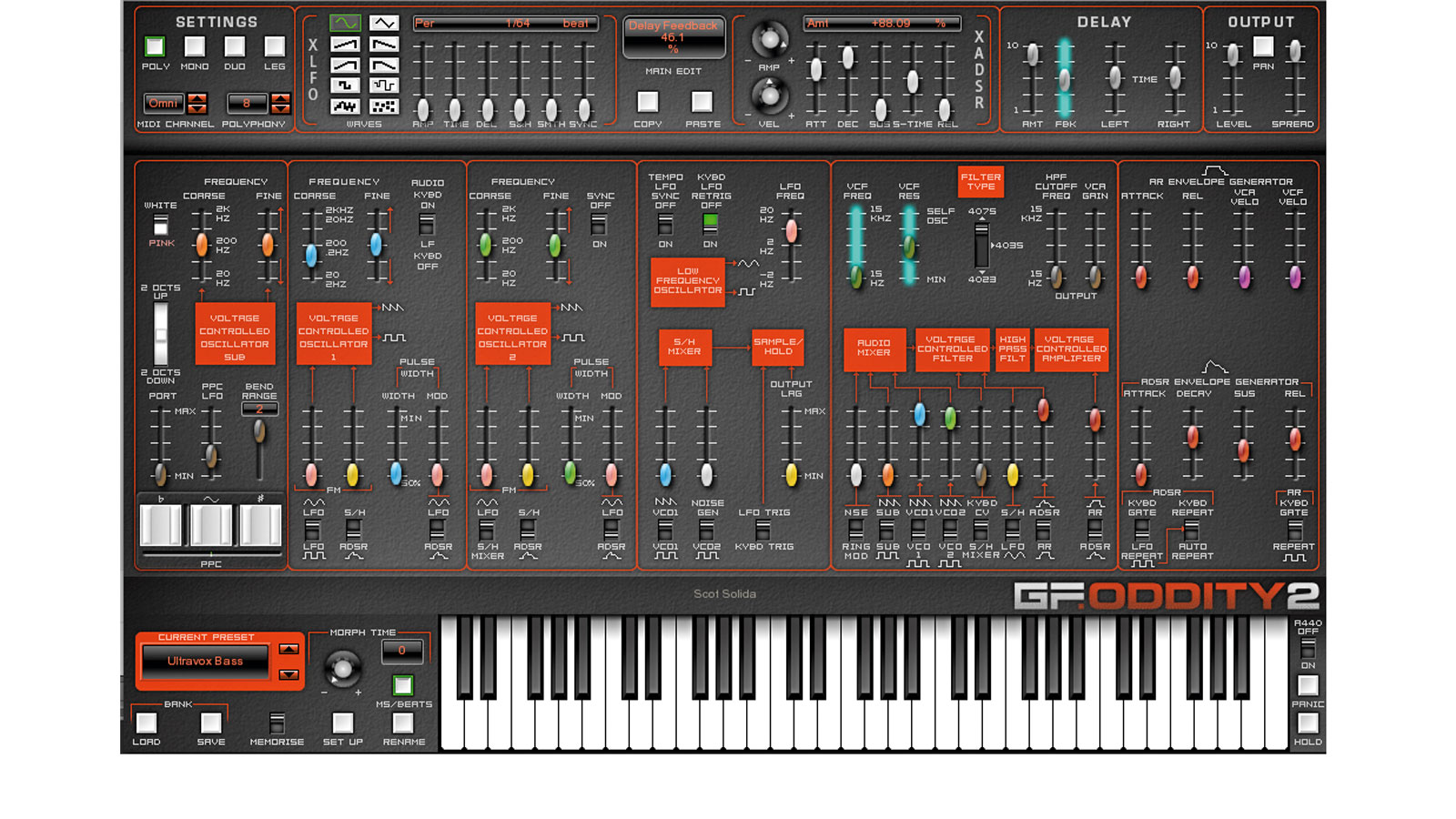 The interface is now dark orange and black, reflecting ARP&#039;s third-generation colour scheme