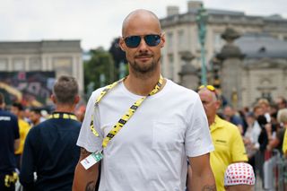 Former pro cyclist and World Champion Tom Boonen at the 2019 Tour de France