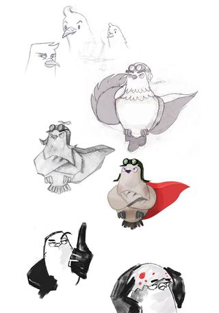 Pigeon sketches
