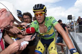 Alberto Contador after stage two of the 2014 Criterium du Dauphine