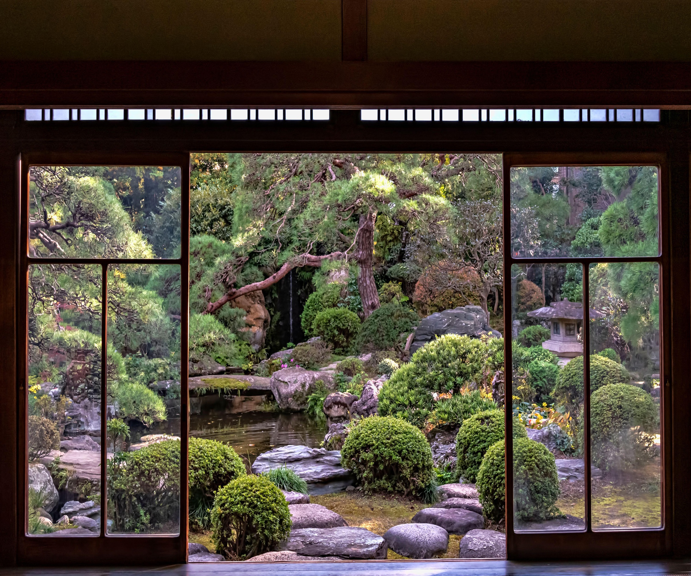 Tea house, Japanese garden