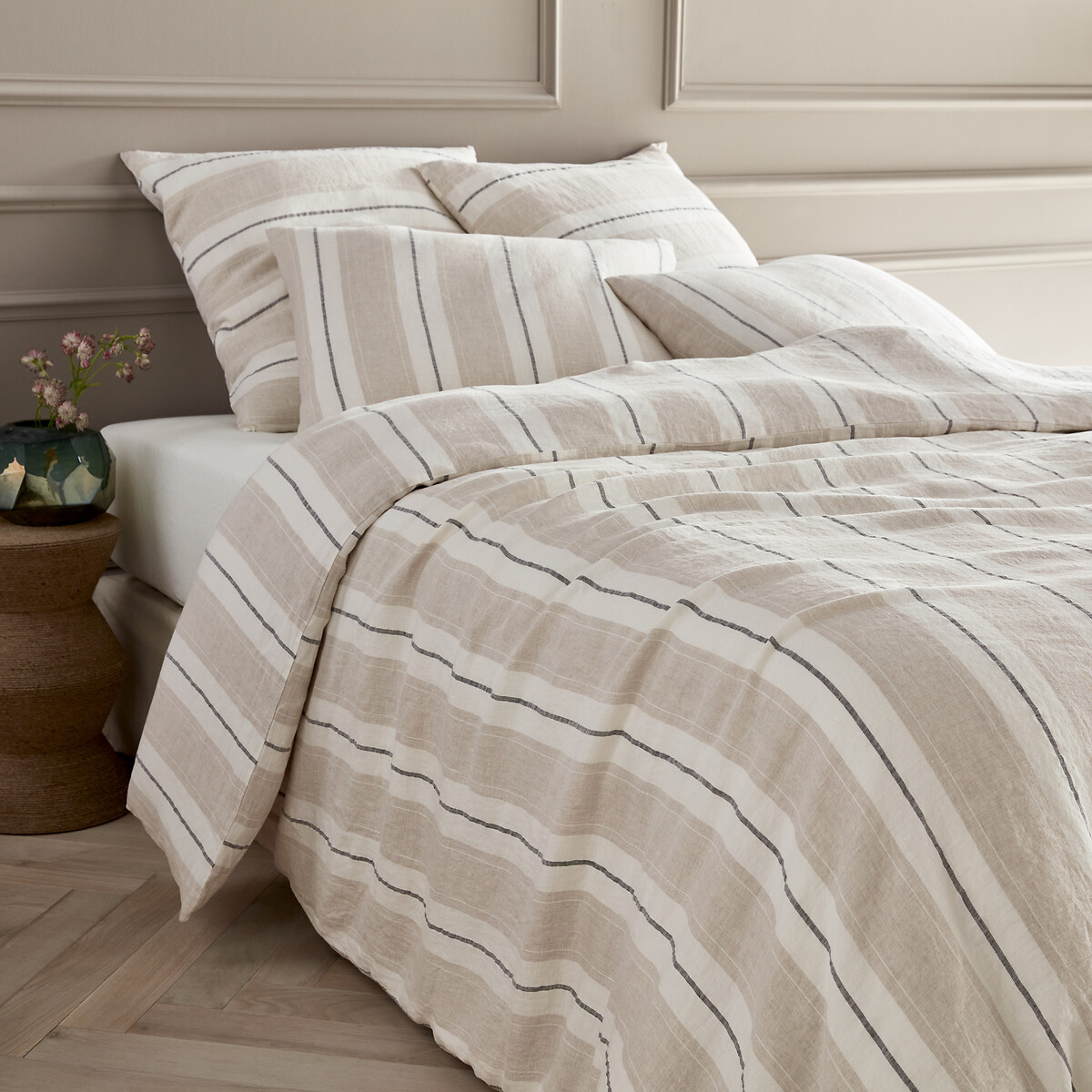 Makoun Washed Linen Duvet Cover