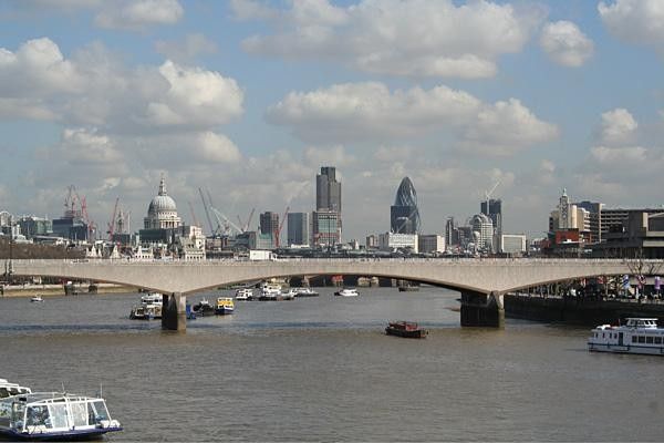 Waterloo Bridge and the city skyline