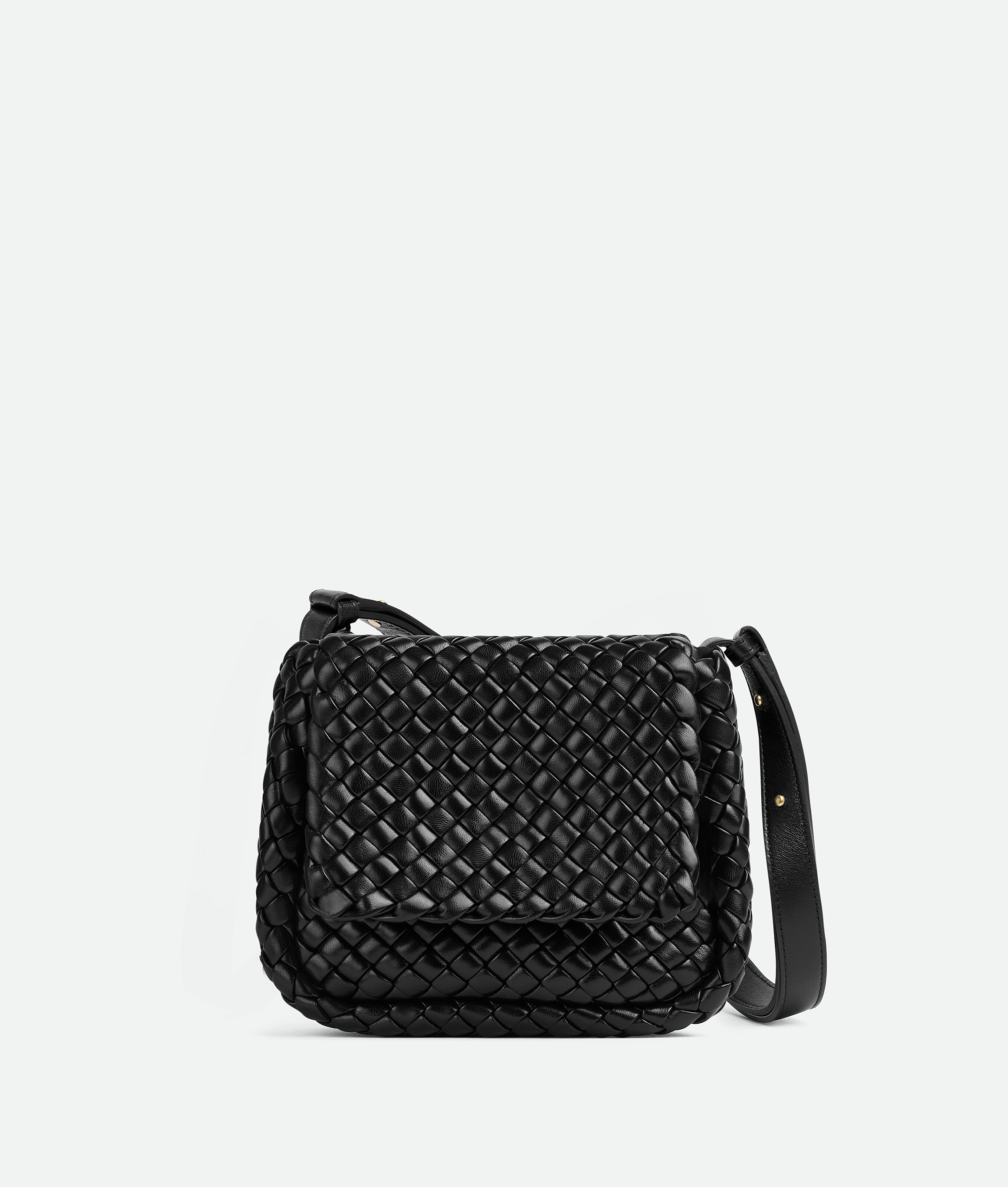Women's Small Cobble Shoulder Bag in Black