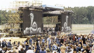 The Monsters Of Rock festival in the early 80s