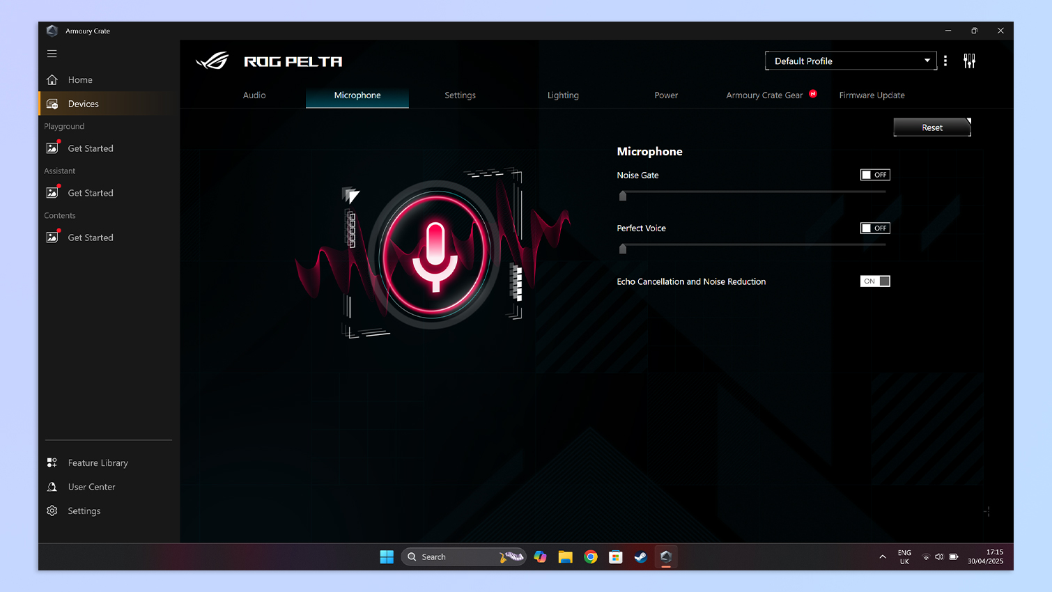 Asus Armoury Crate software