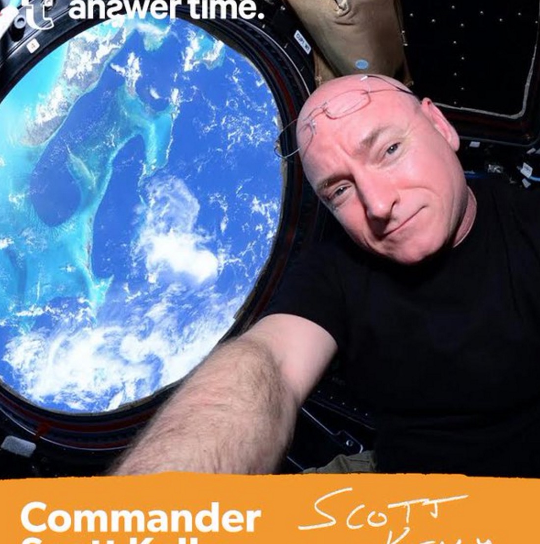 Scott Kelly on Day 321 on ISS