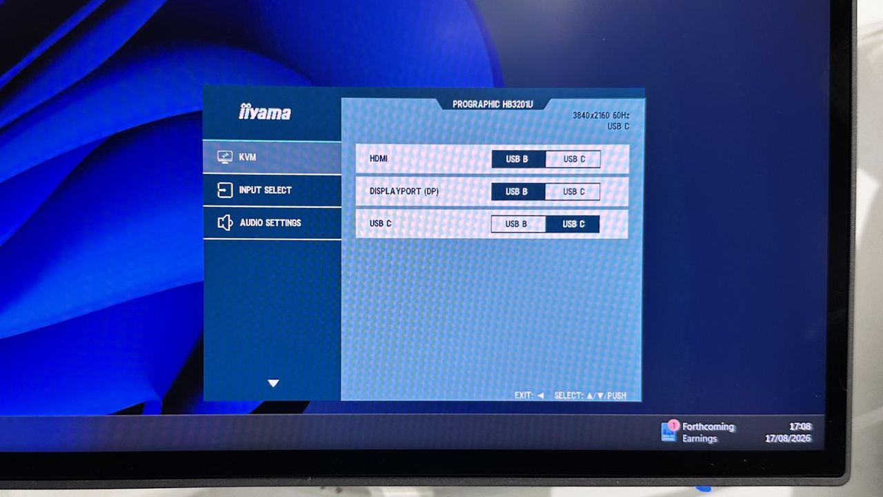 The Iiyama ProGraphic HB3201UHSNP during our testing