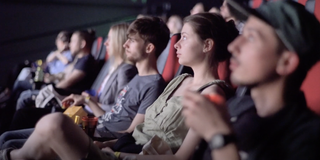 Movie theater audience