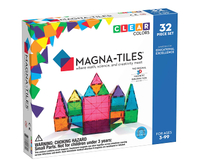 Magna-Tiles 32-Piece Clear Colors Set | Currently $54