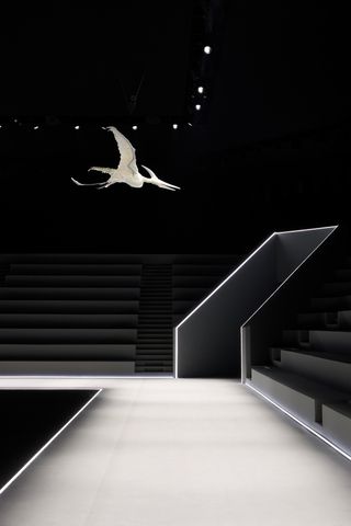 Dior A/W 2025 runway show set