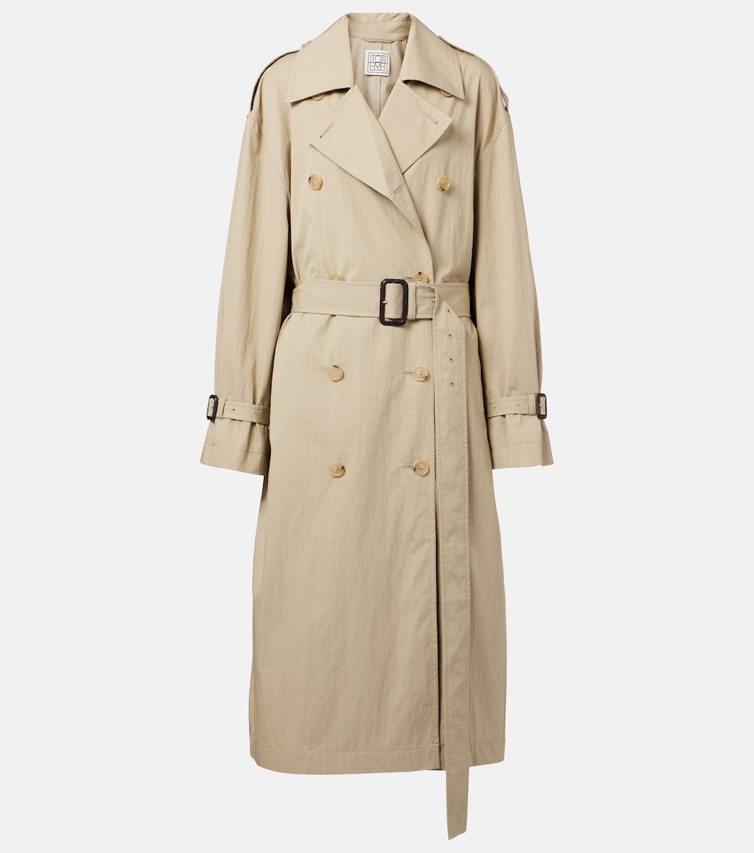 Cotton-Blend Trench Coat