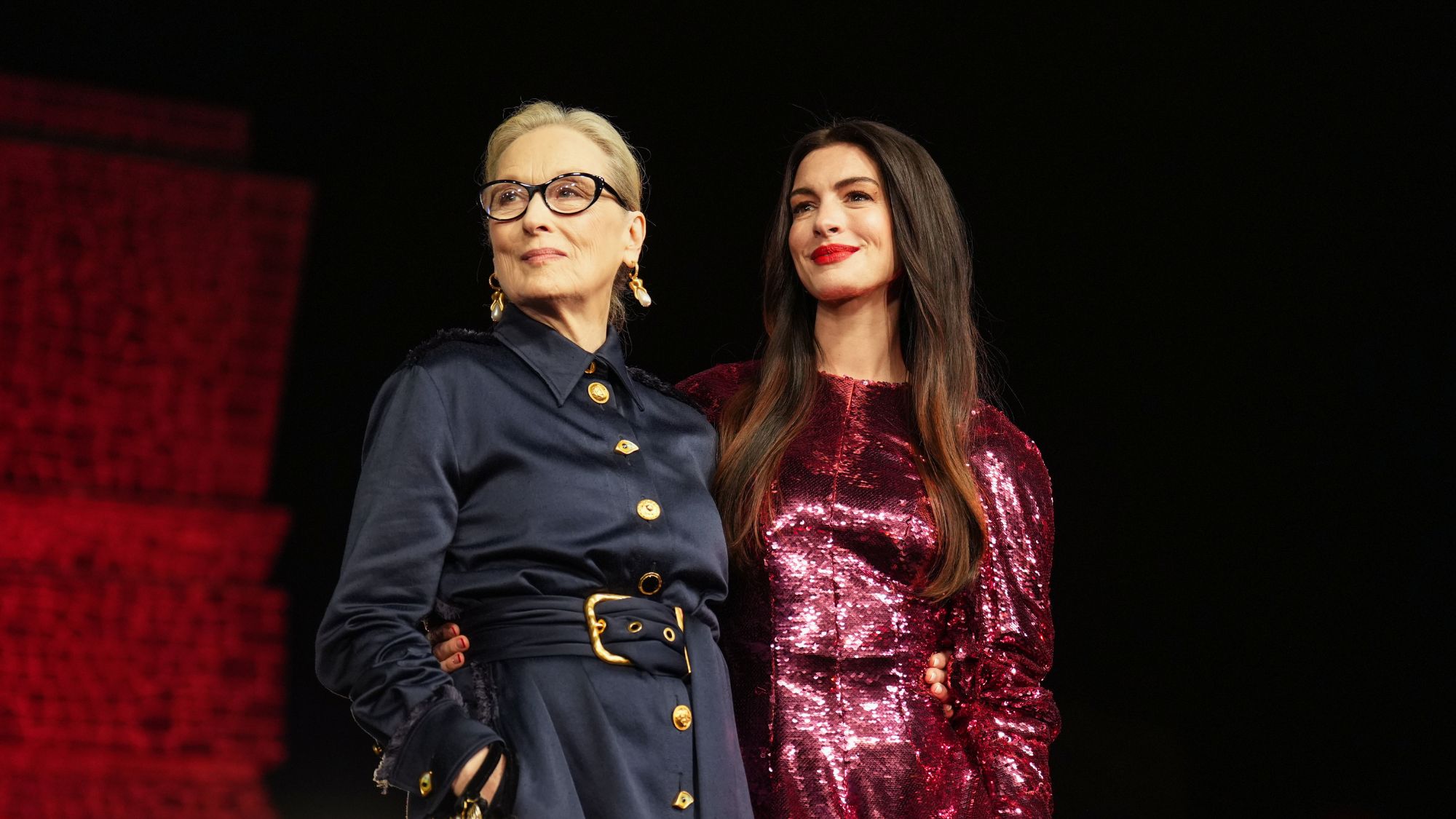 Meryl Streep and Anne Hathaway at the Mexico City premiere of The Devil Wears Prada 2