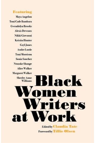 'Black Women Writers at Work' book cover