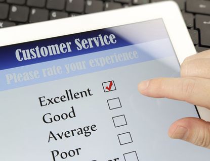 Customer service online survey