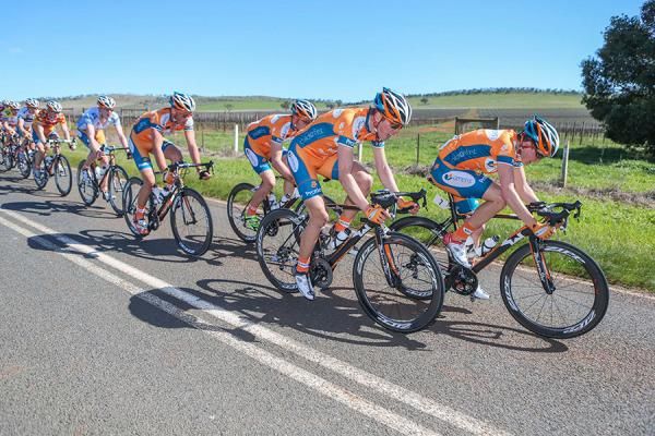 Genesys Wealth Advisers team hard at work protecting the Tour's leader Joel Pearson