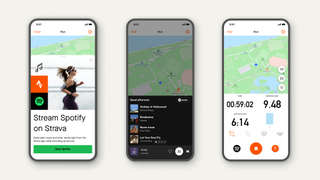 Strava app with Spotify integration