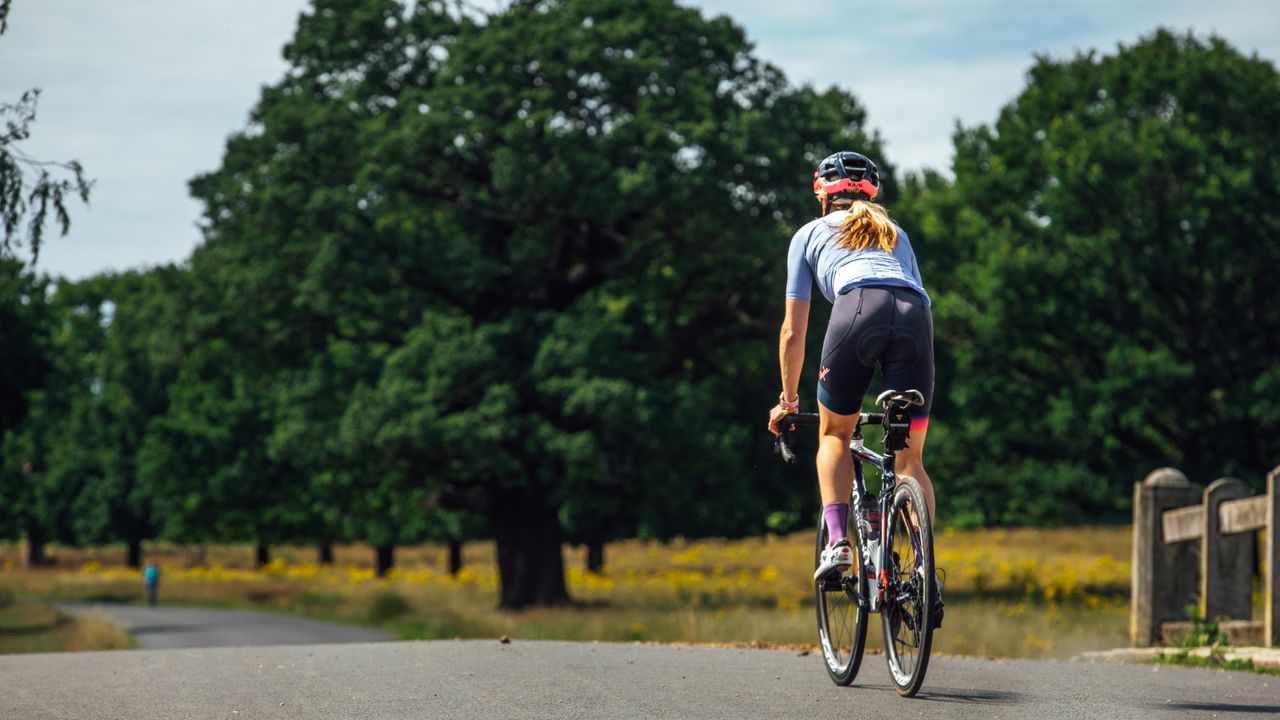 Female cyclist returning to cycling