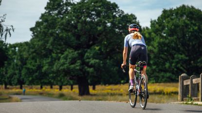 Female cyclist returning to cycling