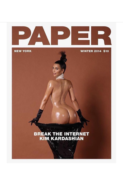 2014: Kim Kardashian Covers 'Paper Magazine'
