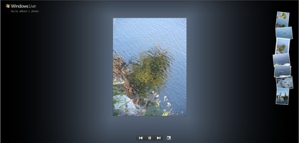 Hotmail photo slideshow