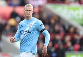 Manchester City striker Erling Haaland