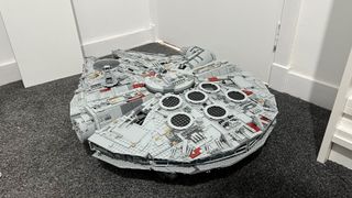 Lego Star Wars UCS Millennium Falcon 75192angled overhead shot