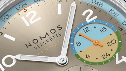 Nomos Club Sport Neomatik Worldtimer Champagne